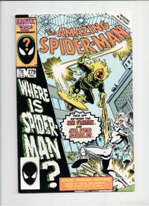 Comics : THE AMAZING SPIDER-MAN #279 MARVEL COMICS USA 1986+ B&B key issue 1ª cover Silver Sable